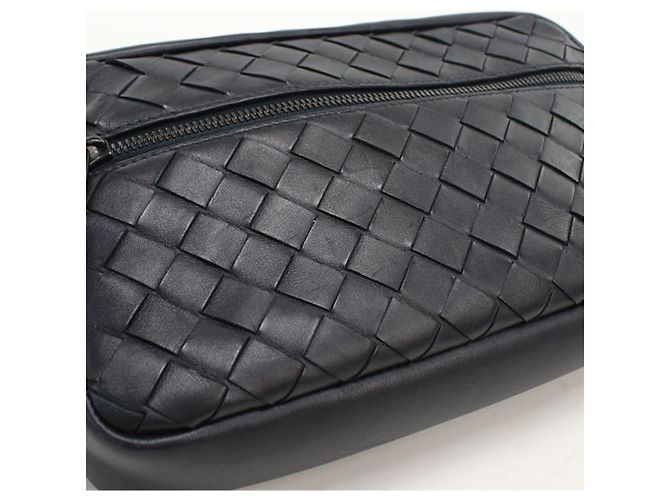 Borsa a tracolla Bottega Veneta da uomo, nera Nero - vista 5