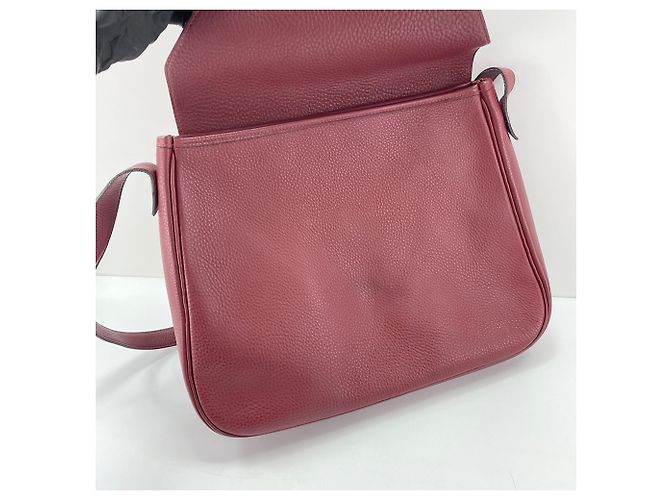 Hermès Borsa a tracolla Hermes Christine Rosso Bordò - vista 13