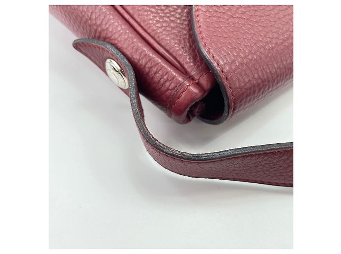 Hermès Borsa a tracolla Hermes Christine Rosso Bordò - vista 16