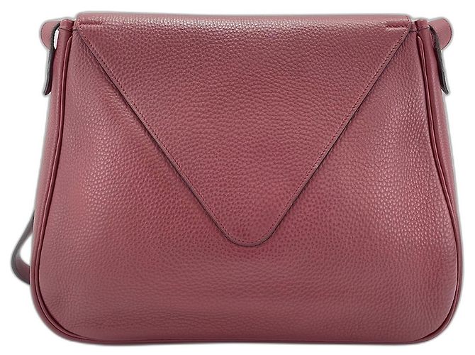 Hermès Borsa a tracolla Hermes Christine Rosso Bordò - vista 3