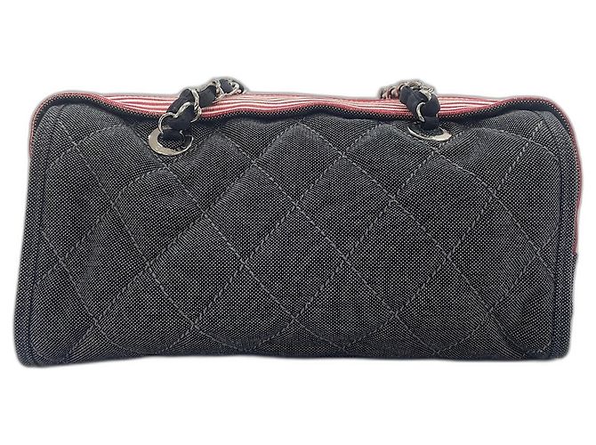 Bolso de hombro Chanel Cruise Line Navy Azul marino - vista 3