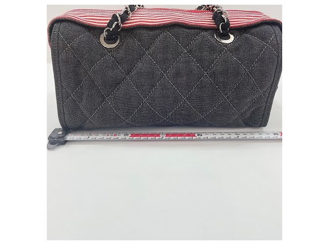 Bolso de hombro Chanel Cruise Line Navy Azul marino - vista 4