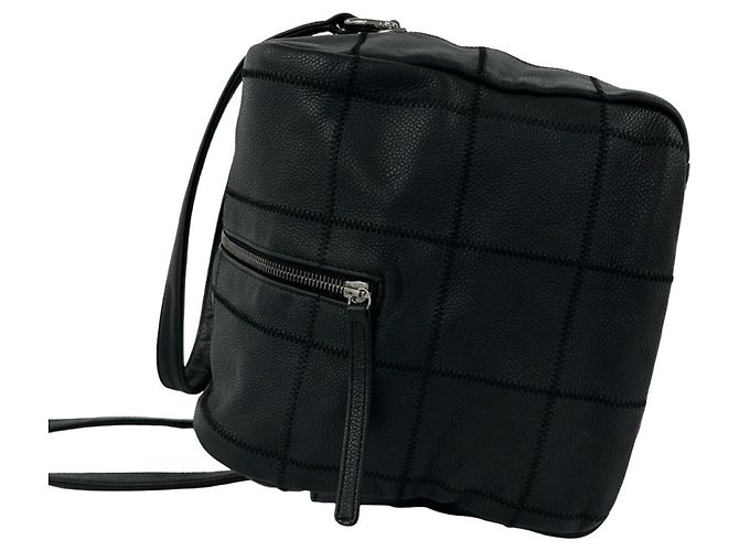 Saco Tote Chanel em couro de bezerro grão preto - vista 5