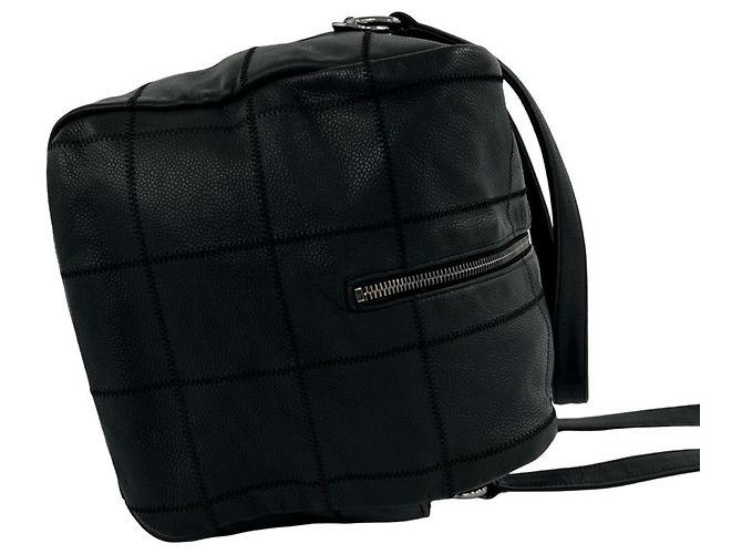 Saco Tote Chanel em couro de bezerro grão preto - vista 6