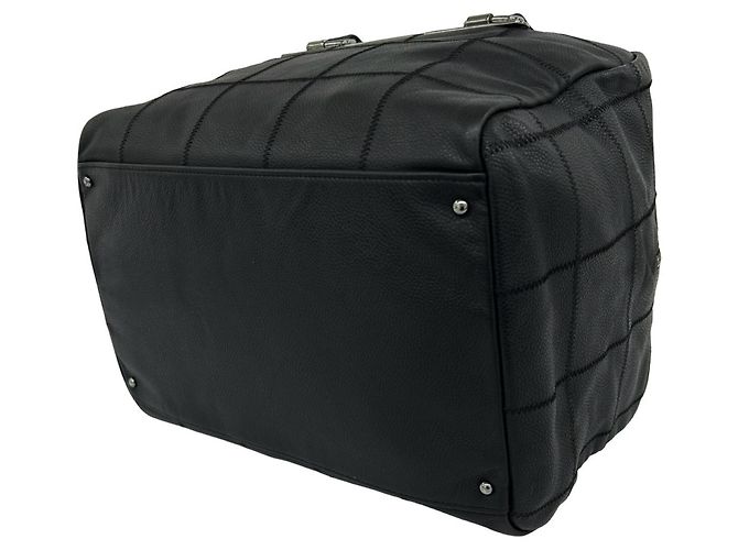 Saco Tote Chanel em couro de bezerro grão preto - vista 8