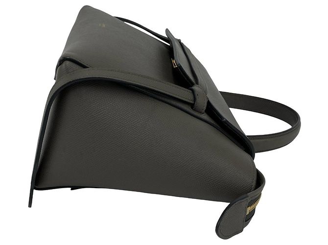 Céline Borsa a mano Celine Belt Bag Micro in pelle Marrone - vista 6
