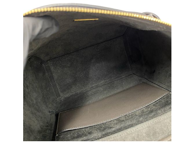 Céline Borsa a mano Celine Belt Bag Micro in pelle Marrone - vista 9
