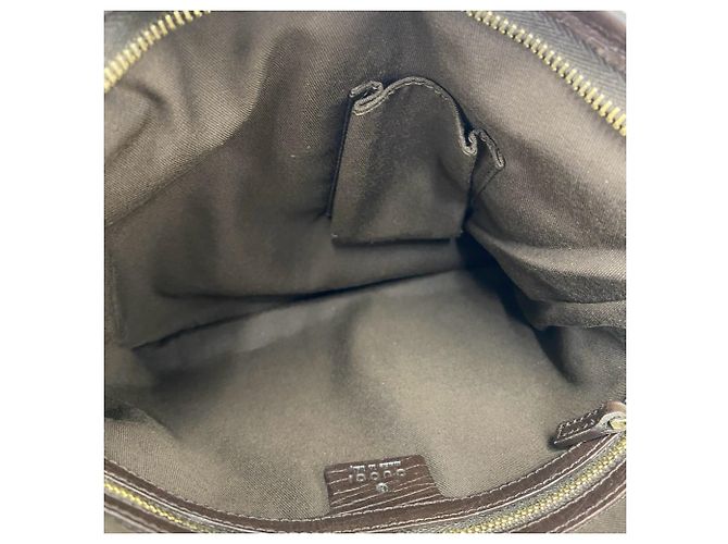 Borsa a tracolla Gucci Sherry Line con motivo GG Marrone Rosso Verde - vista 9