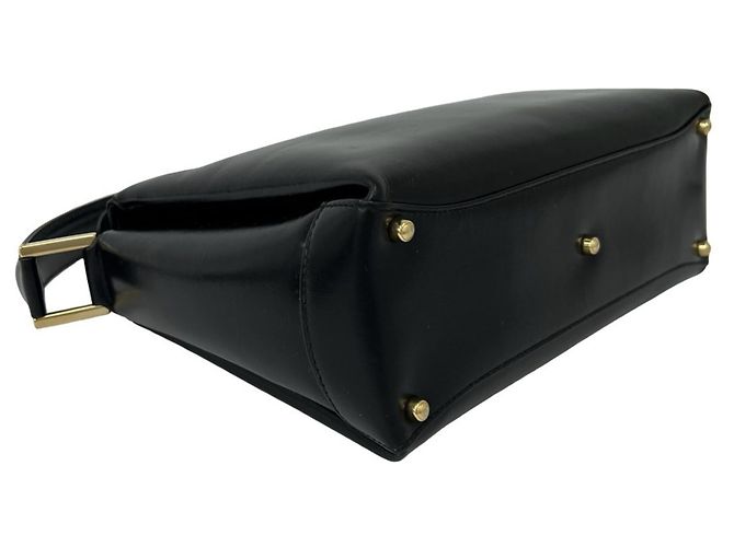 Borsa a mano Gucci Vintage in pelle nera Nero - vista 7