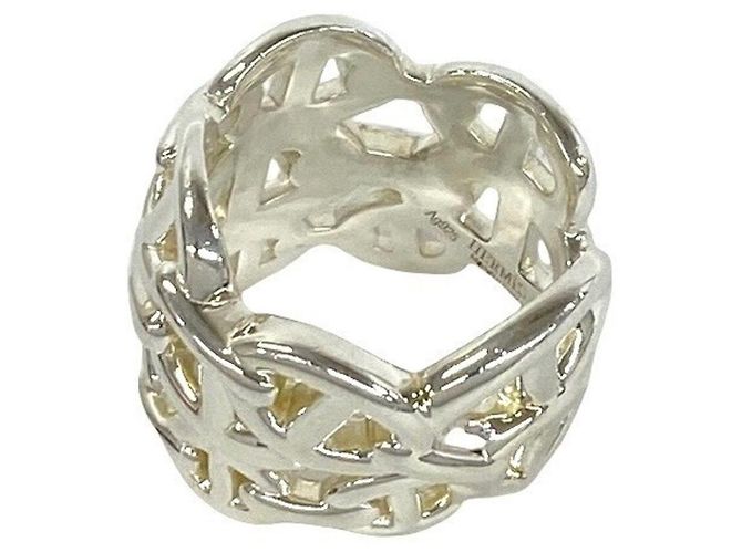Ring Hermès Anello HERMES Chaine d'Ancre Enchainee GM Argento - vista 4