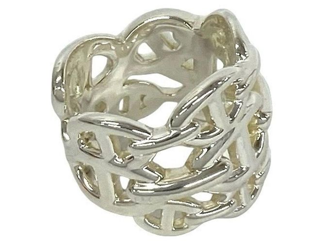 Ring Hermès Anello HERMES Chaine d'Ancre Enchainee GM Argento - vista 5