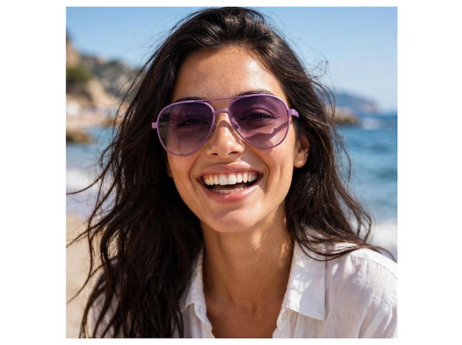Italia Independent Occhiali da sole Aviator Rosa Fuschia - vista 10