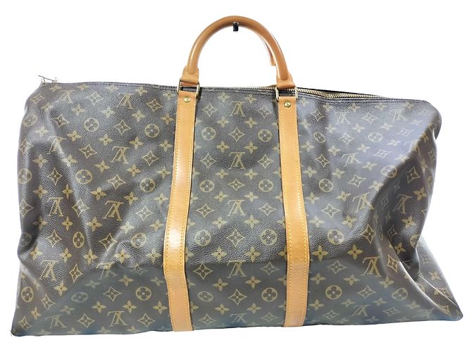 Louis Vuitton Keepall Monogram Canvas 60 Marrone - vista 2