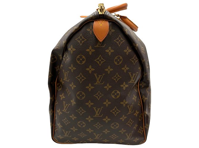 Louis Vuitton Keepall Monogram Canvas 60 Marrone - vista 4