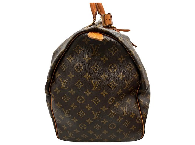 Louis Vuitton Keepall Monogram Canvas 60 Marrone - vista 5