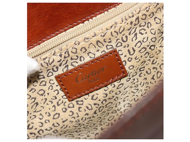 Cartier Panthère Leather Marrone - vista 6