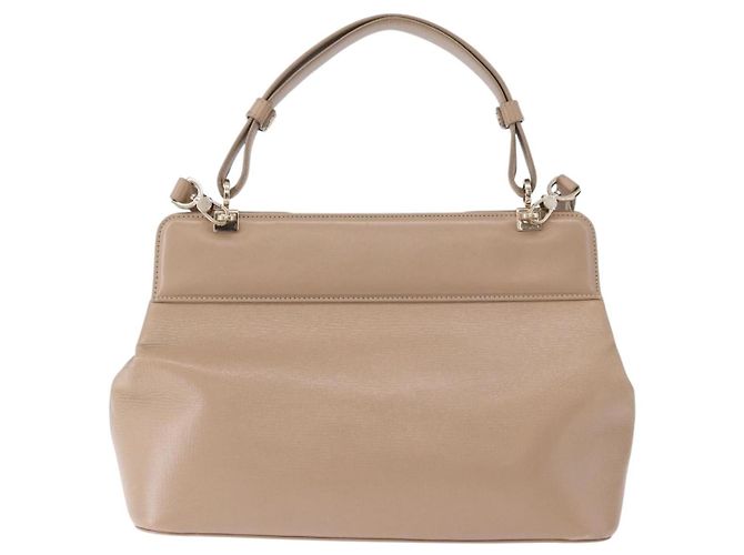 Bulgari Bvlgari Isabella Rossellini Leather Medium Beige - vista 2