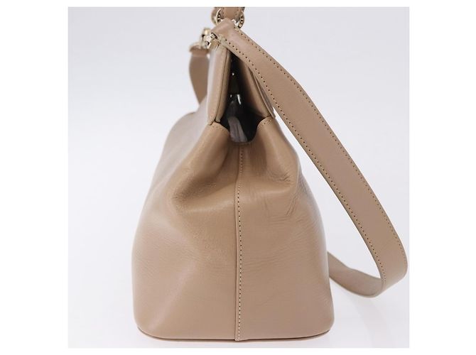 Bulgari Bvlgari Isabella Rossellini Leather Medium Beige - vista 4