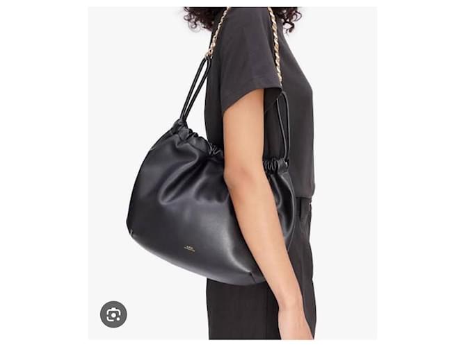 Apc Borsa a mano A.P.C. Ninon Nero - vista 2