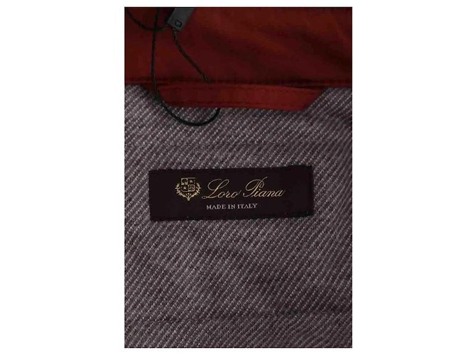 Loro Piana Giacca bordeaux Bordò - vista 6