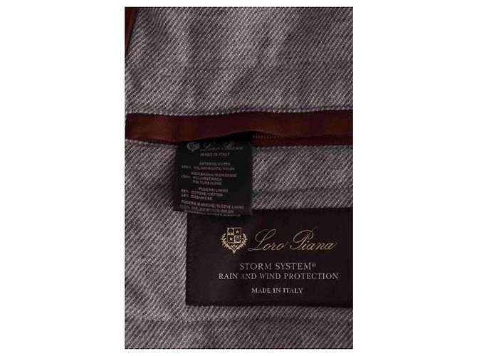 Loro Piana Giacca bordeaux Bordò - vista 7