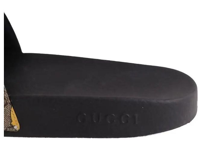 Sandali Gucci in gomma neri Nero - vista 5