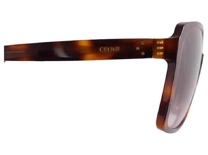 Gafas de sol Céline marrones de plástico Castaño - vista 4