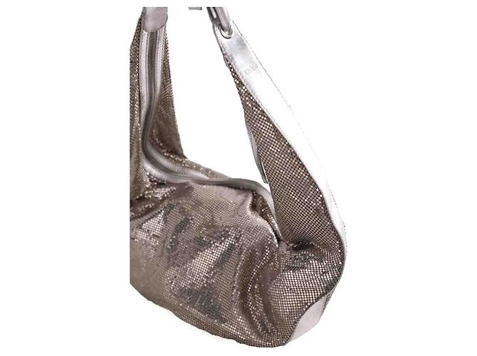 Borsa tote Chloé in pelle dorata D'oro - vista 3