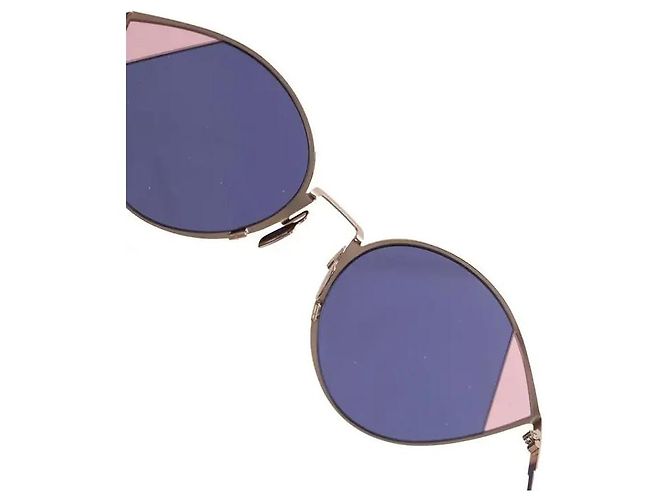 Fendi Sonnenbrille aus Metall Silber - Ansicht 4