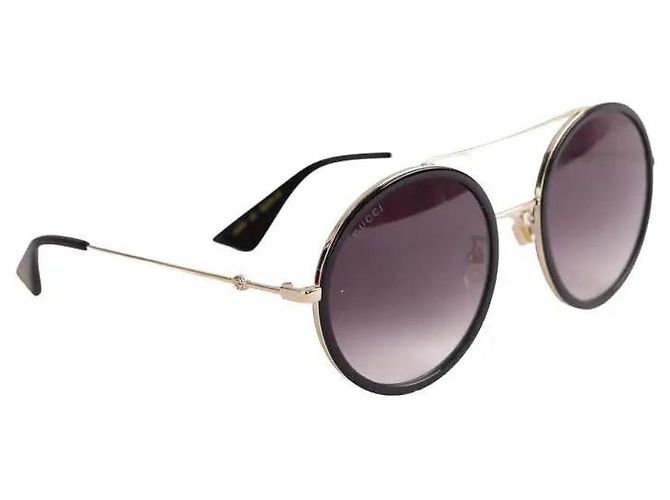 Gucci Sonnenbrille Metall Silber - Ansicht 2
