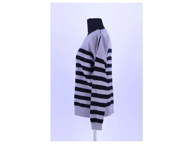Autre Marque Pull Kujten en cachemire gris - vue 3