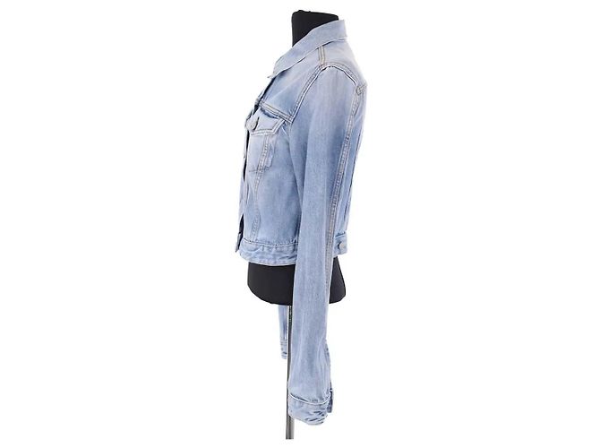 Chaqueta de algodón azul Acne Studios - vista 3