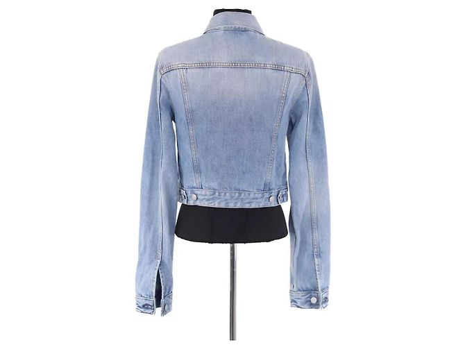 Chaqueta de algodón azul Acne Studios - vista 4