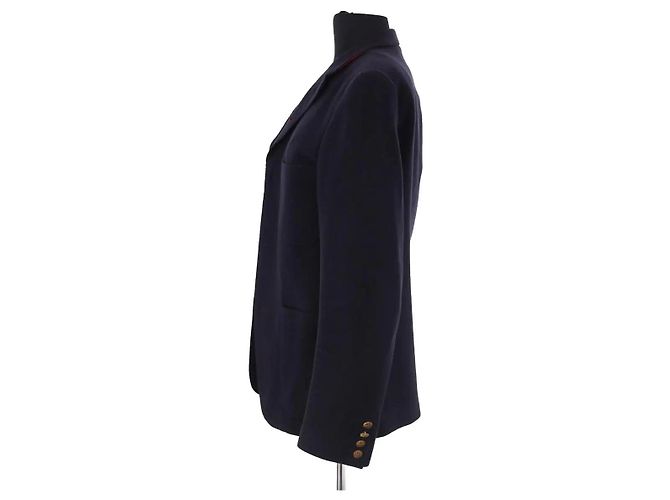 Blauer Wollblazer von Comme Des Garcons - Ansicht 4
