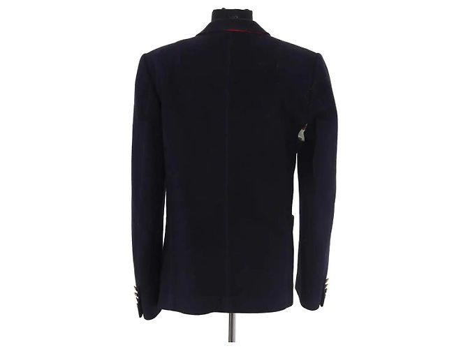 Blauer Wollblazer von Comme Des Garcons - Ansicht 5