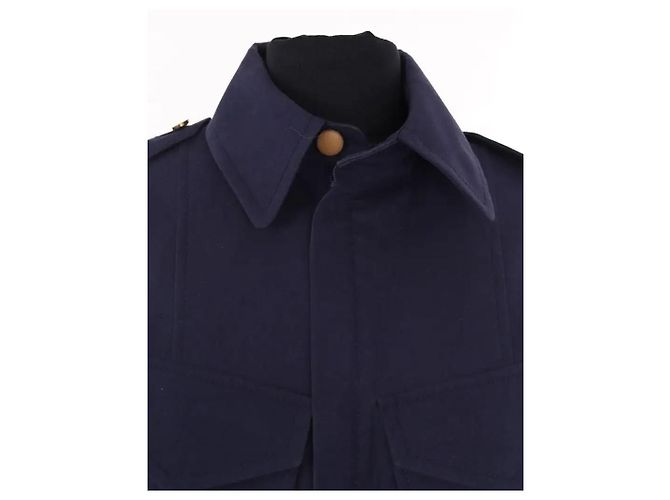 Gabardina azul de algodón Louis Vuitton - vista 2