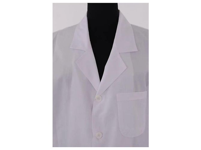 Chaqueta Alaïa de algodón blanca Blanco - vista 2
