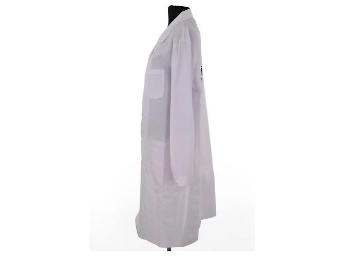 Chaqueta Alaïa de algodón blanca Blanco - vista 3
