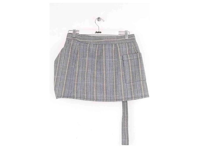 Minifalda gris Louis Vuitton - vista 3