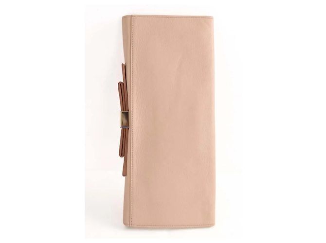 Pochette See by Chloé in pelle rosa - vista 4