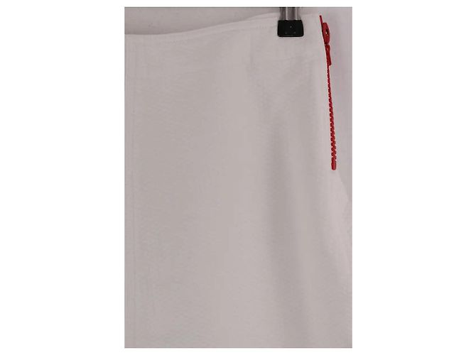 Falda Courreges de algodón blanca Blanco - vista 4