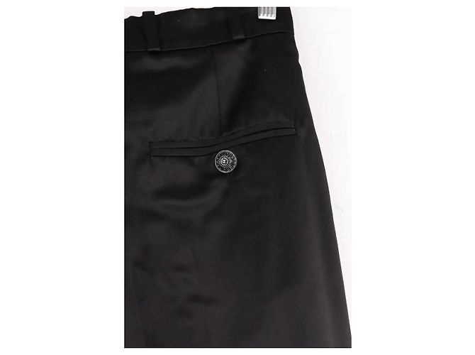 Chanel Pantalones anchos negros - vista 4