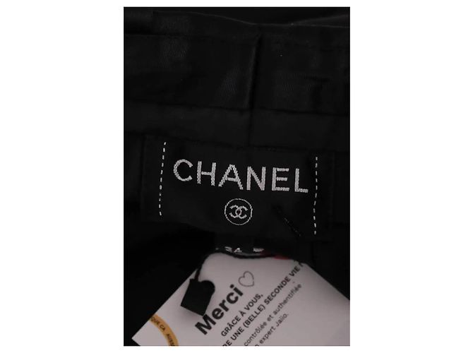 Chanel Pantalones anchos negros - vista 5