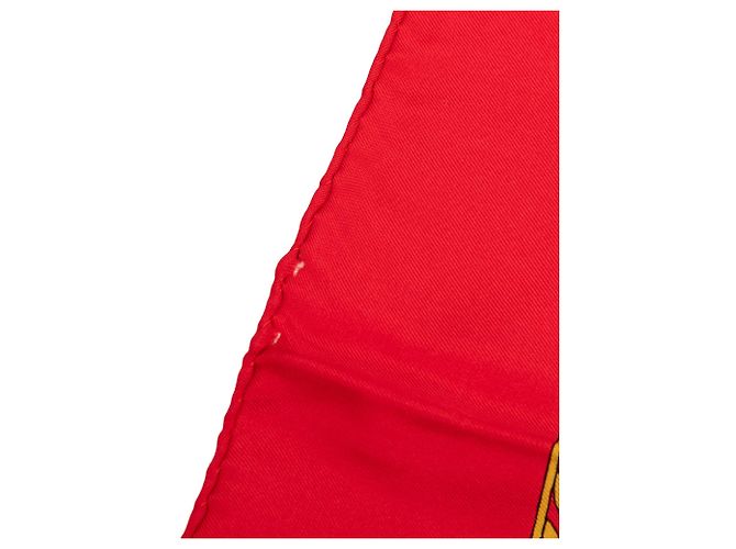 Multi Hermès La Promenade De Longchamps Seidentuch 90 Mehrfarben - Ansicht 6