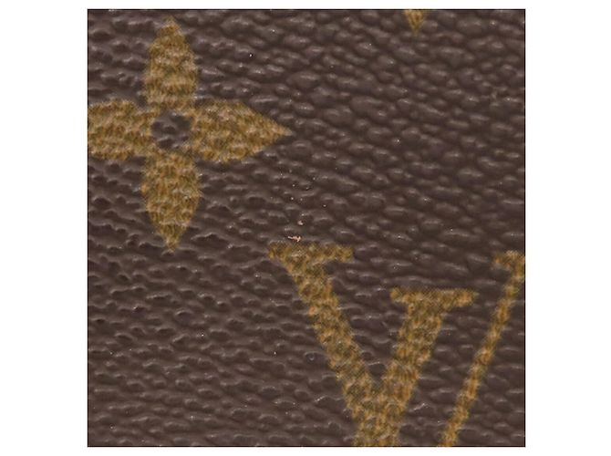 Borsa a tracolla Louis Vuitton Monogram Pochette Accessoires Marrone - vista 9