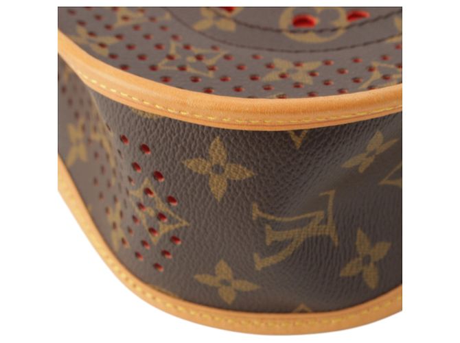 Borsa a tracolla Louis Vuitton Monogram Musette traforata marrone - vista 12