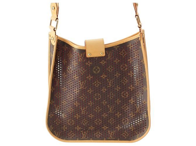 Borsa a tracolla Louis Vuitton Monogram Musette traforata marrone - vista 5