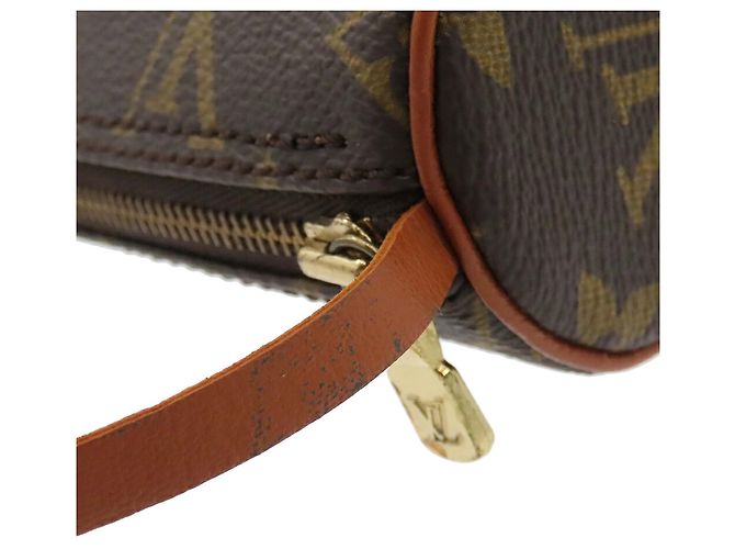 Borsa a mano Louis Vuitton Monogram Papillon Pochette Marrone - vista 5