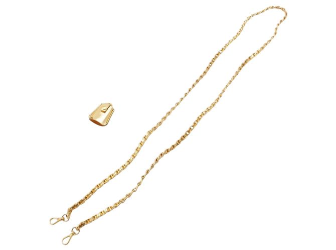 Borsa Prada Mini Metallic Vitello Gold con manico superiore D'oro - vista 14