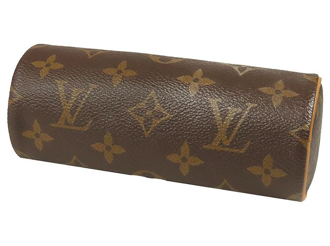 Borsa a mano Louis Vuitton Monogram Papillon Pochette Marrone - vista 3